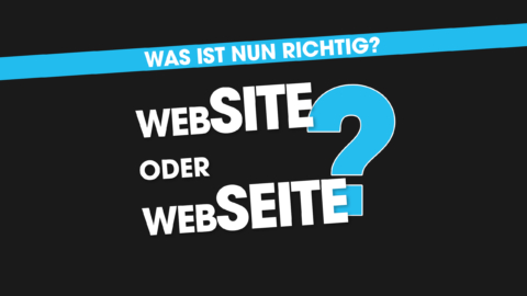Website oder Webseite?