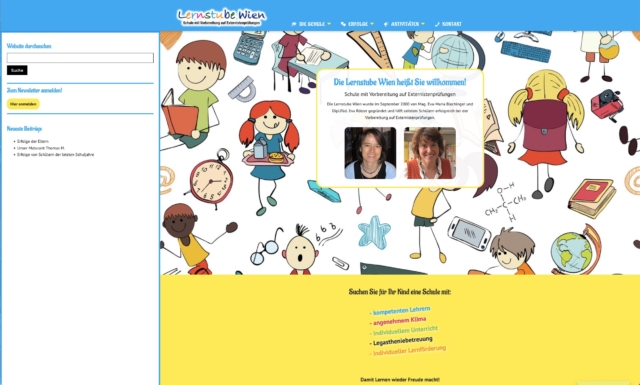 Website Lernstube Wien