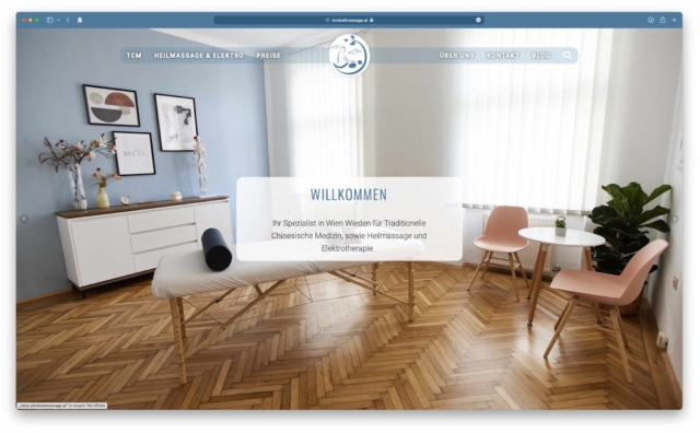 TCM Heilmassage Website